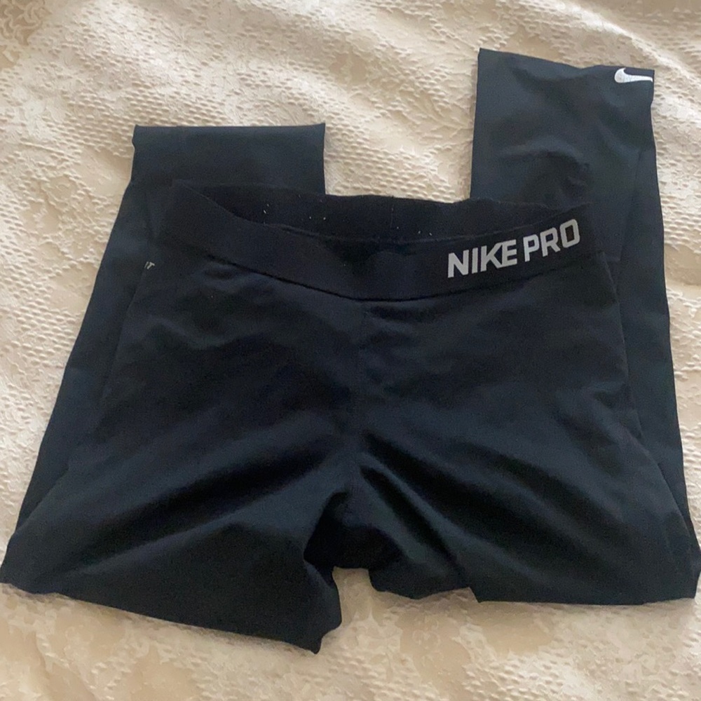 Nike pro leggings black